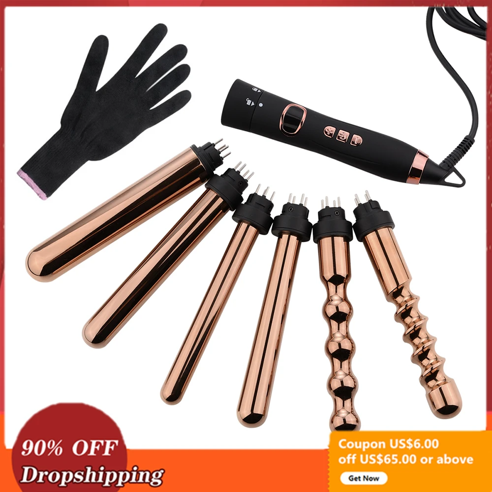 Профессиональная керамическая плойка для завивки волос электрическая