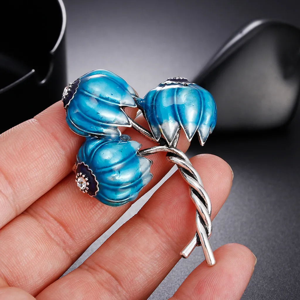 Броши разных форм цветок эмалевый металлический значок воротник Свадебная