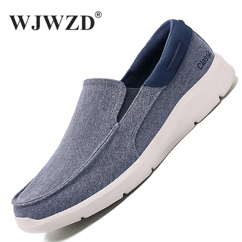 

Casual Shoes Men Summer Men Canvas Shoes Espadrilles Breathable Loafers Comfortable Slip on Boat Shoes Sneakers Plus Size 39-47