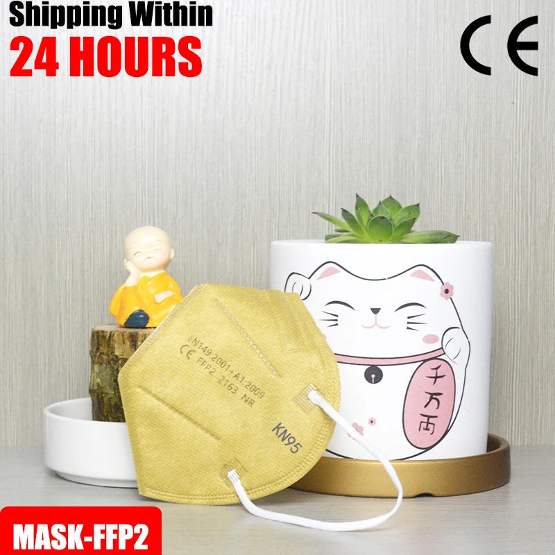 

50-200PCS 5 Layers Mouth Mask Reusable KN95 Respirator FPP2 Masque Protective Face Mascarillas Masken CE KN95 Masks ffp2mask