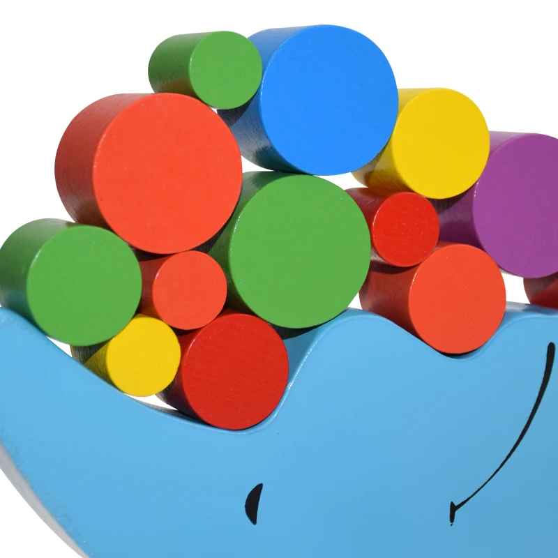 Новая деревянная игра Луна баланс детские развивающие игрушки блоки для детей