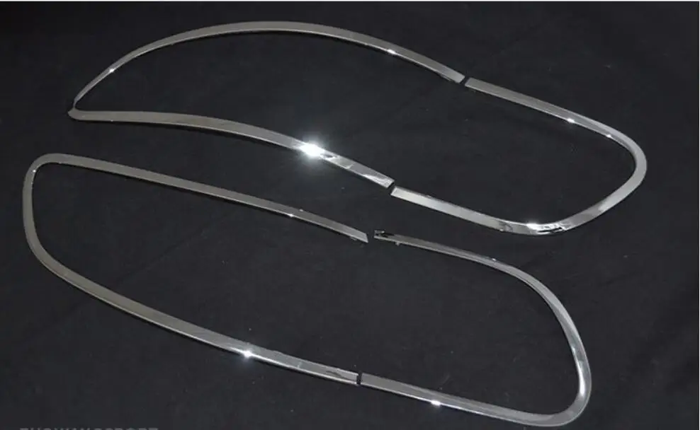 ABS Хром Передняя фара автомобиля + задний фонарь Крышка лампы отделка для Porsche Macan