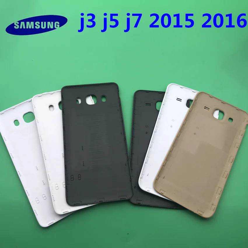Задний Корпус чехол для samsung Galaxy j3 j320 j310 j5 j500 j510 j7 j700 j710 Батарея крышка отсека чехол для задней крышки
