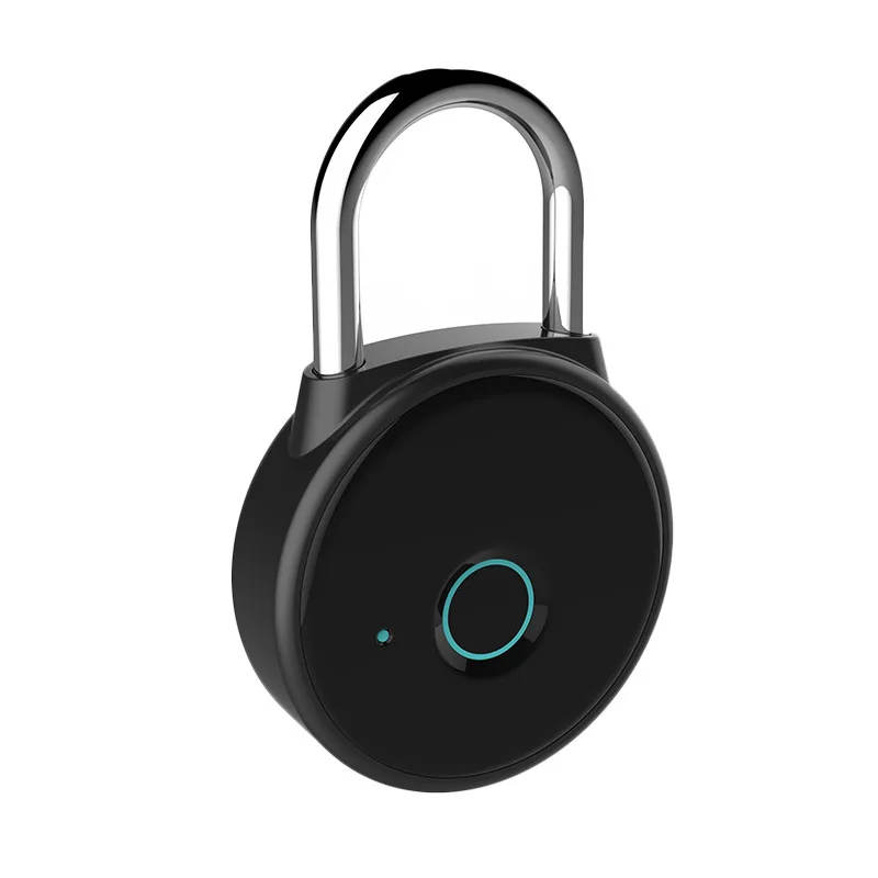 

Smart Lock Can Be Opened with One Grip. Safe Outdoor Waterproof and Anti-Theft Anti-Rust Smart Bluetooth Fingerprint Padlock