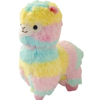 28cm colorful alpaca plush doll baby cute animal doll soft cotton stuffed doll home soft toys sleeping mate stuffed plush to