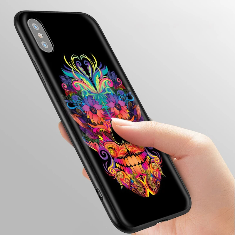 Мягкий силиконовый чехол YIMAOC Catrina Day of the Dead для iPhone 12 Mini 11 Pro XS Max XR X 8 7 6 6S Plus 5 5S