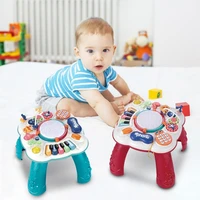 early educational study activity center music game infants musical instrument learning table baby toys piano kids children gift