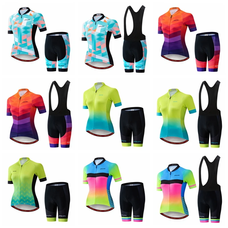 

2021 Cycling Jersey Set Bike Jersey Bib Shorts Suits summer road Bike MTB Bicycle Top bottom Maillot Ropa Ciclismo Shirt racing