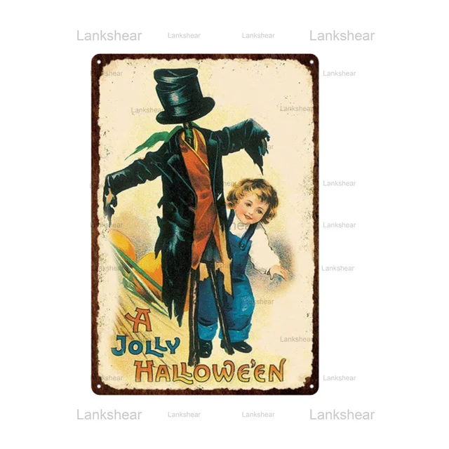 Металлическая жестяная ретро-вывеска в виде Санта-Клауса собаки кошки | Дом и сад