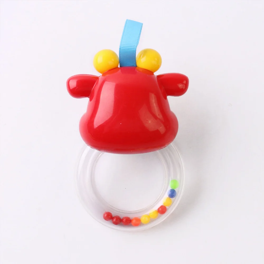 2 Colors Cute Baby Rattles Toy Elephant Cattle Shape Animal Hand Bell Hanging Educational Kids Gift | Игрушки и хобби
