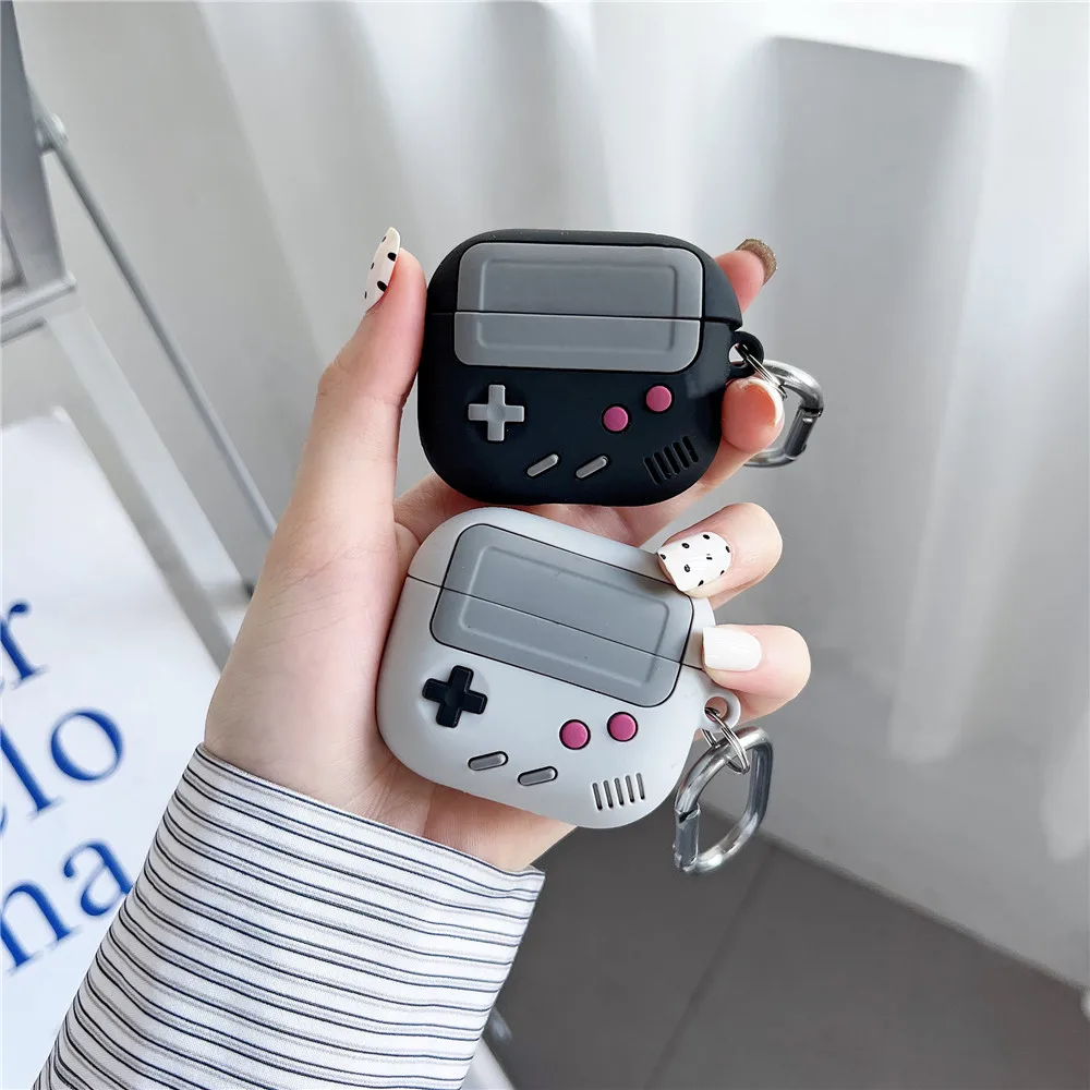 Чехол с брелоком для Airpods 3 generacion Game Player дизайнерский Мягкий силиконовый чехол