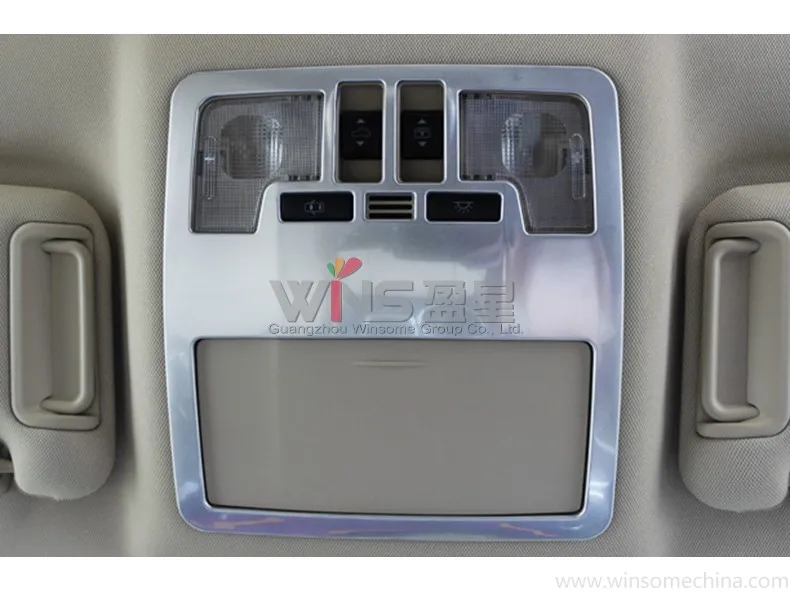 

Для Toyota Highlander Kluger 2014-2016 хромированная крышка лампы для чтения ABS аксессуары для стайлинга автомобилей