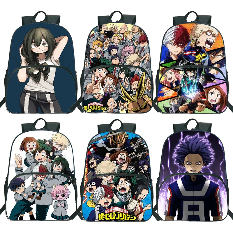 

Mochila My Hero Academia Backpacks Boys Schoolbag Girls School Backpack Children Daily Knapsack Kids Bookbags Beautiful Rucksack