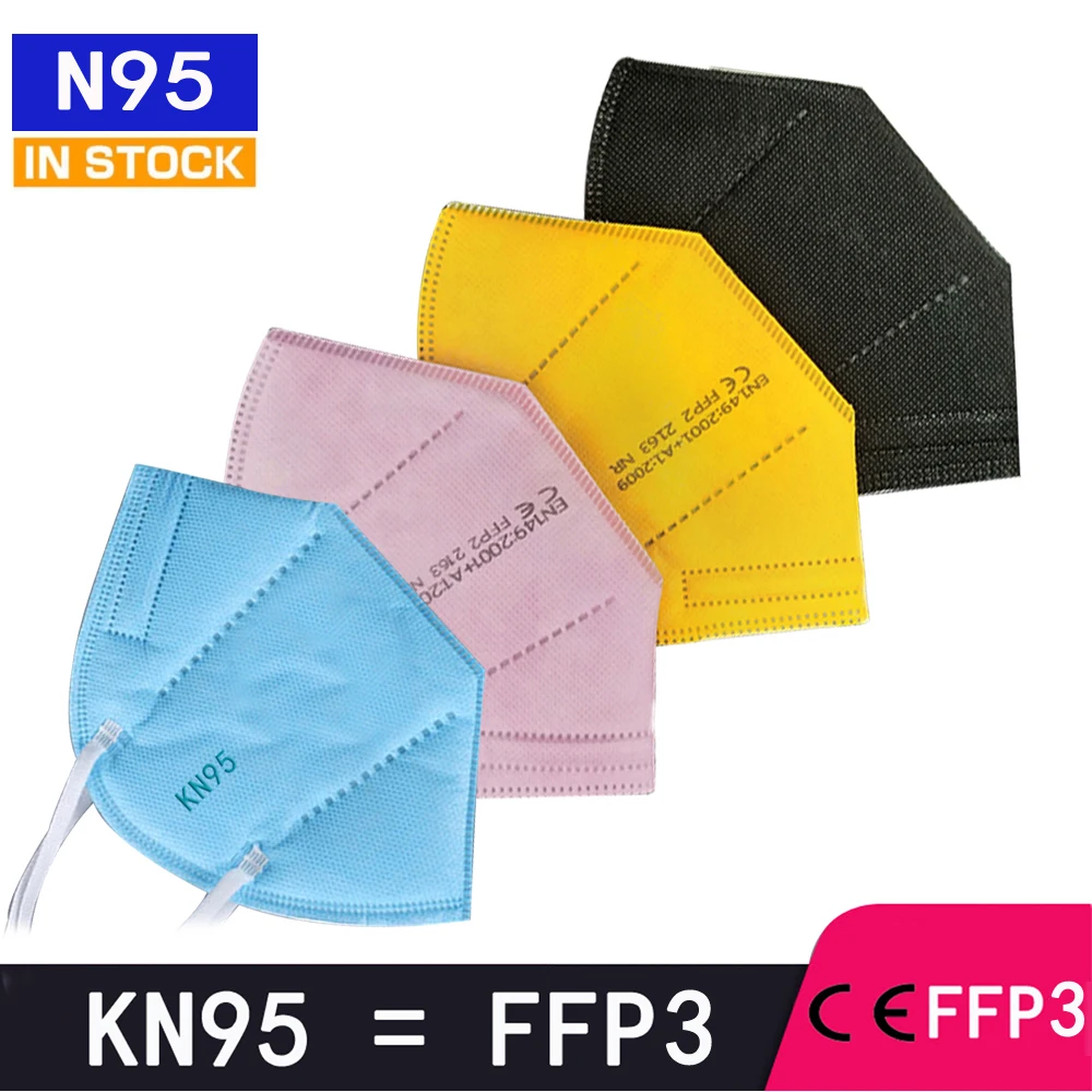 Респиратор для лица N95 FFP3 многоразовая моющаяся маска с фильтром пыли рта