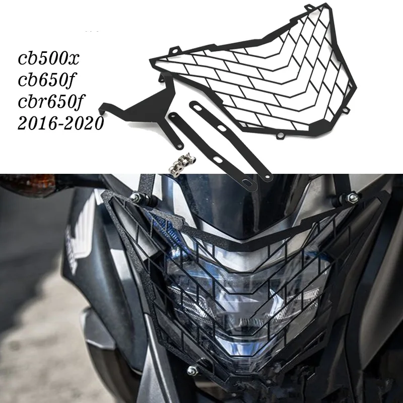 Motorcycle Head Lamp Headlight Protection Cover Grille Guard For Honda CB500X Cb500 X Cb 500x 650f Cbr Cbr650f | Автомобили и
