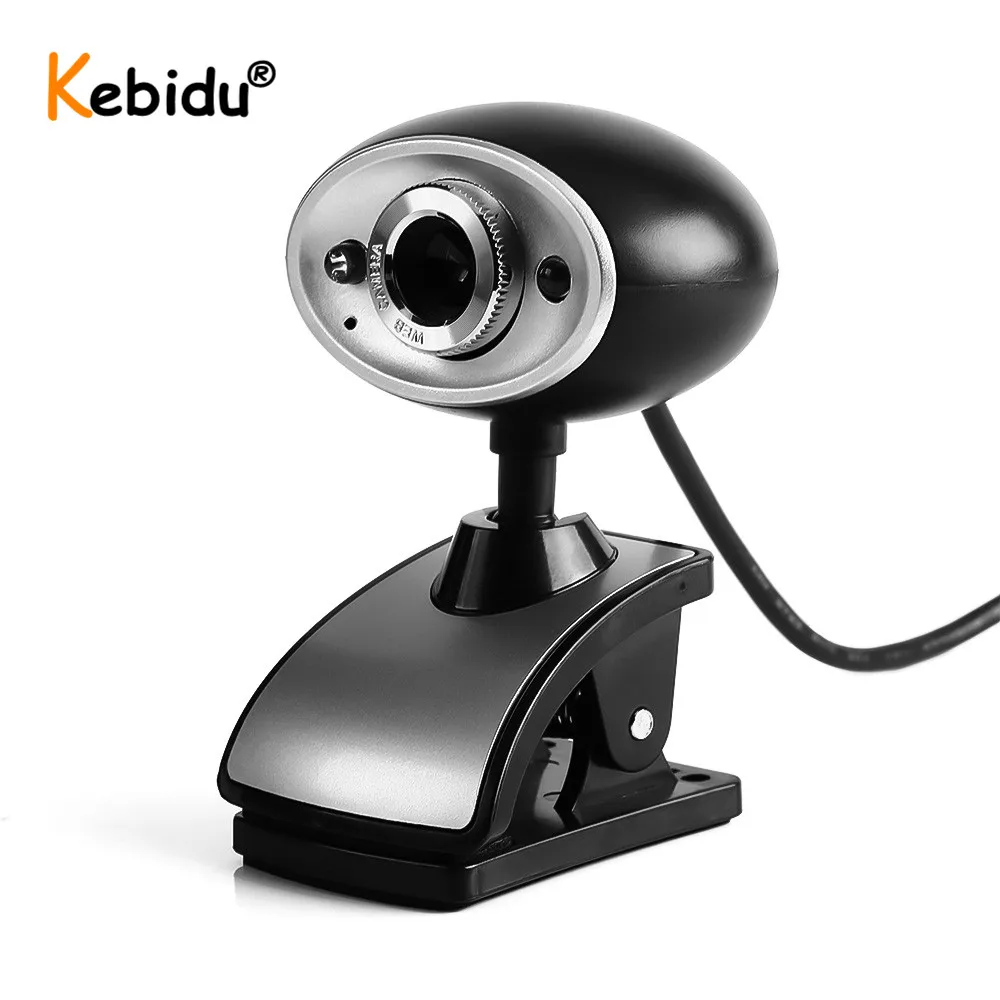 

640x480 USB веб-камера, веб-камера с микрофоном и креплением для компьютера, веб-камера для ноутбука, веб-камера с углом обзора 360 градусов, Usb-каме...