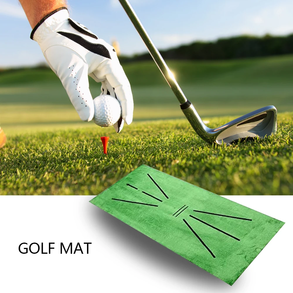 

Outdoor Golf Training Swing Detection Mat Batting Golfer Garden Grassland Practice Training Equipment Mesh Aid Cushion Golf Tool