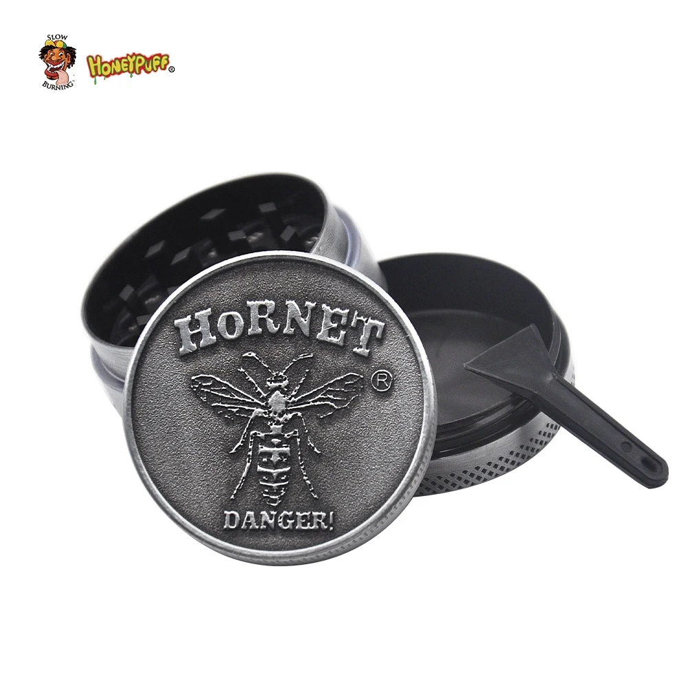 HONEYPUFF цинковый сплав травяная шлифовальная машина 40 мм с острыми зубьями