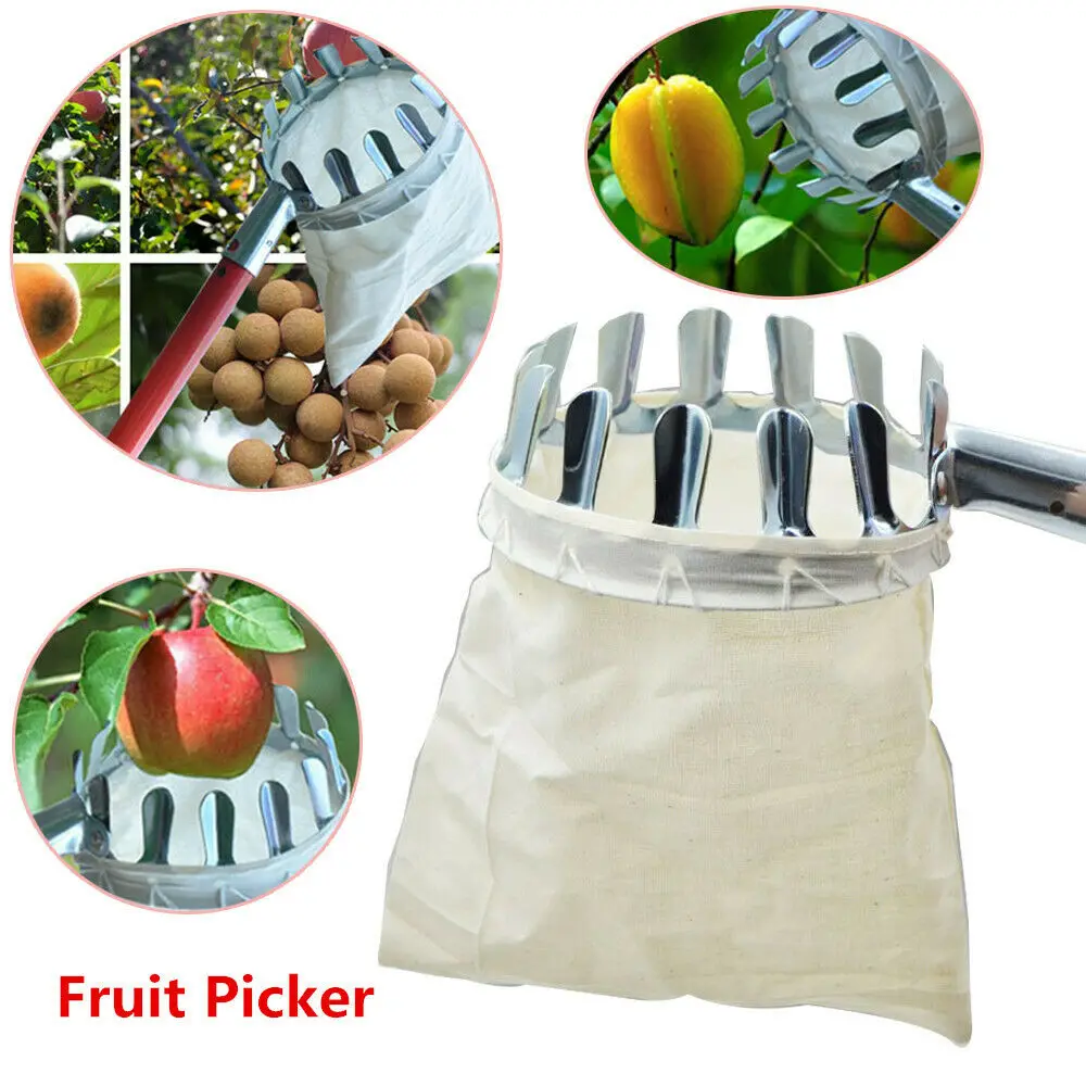 Горячие металлические фрукты Picker удобный садоводческий сад инструменты