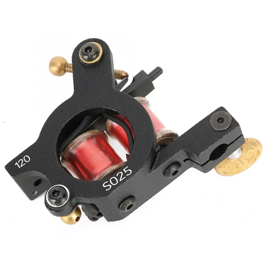 Пространства Алюминий Индукционная тату машинка устройство для татуажа тела