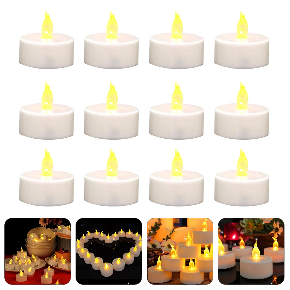 

12 шт. праздничные декоративные свечи, декоративные электрические свечи
