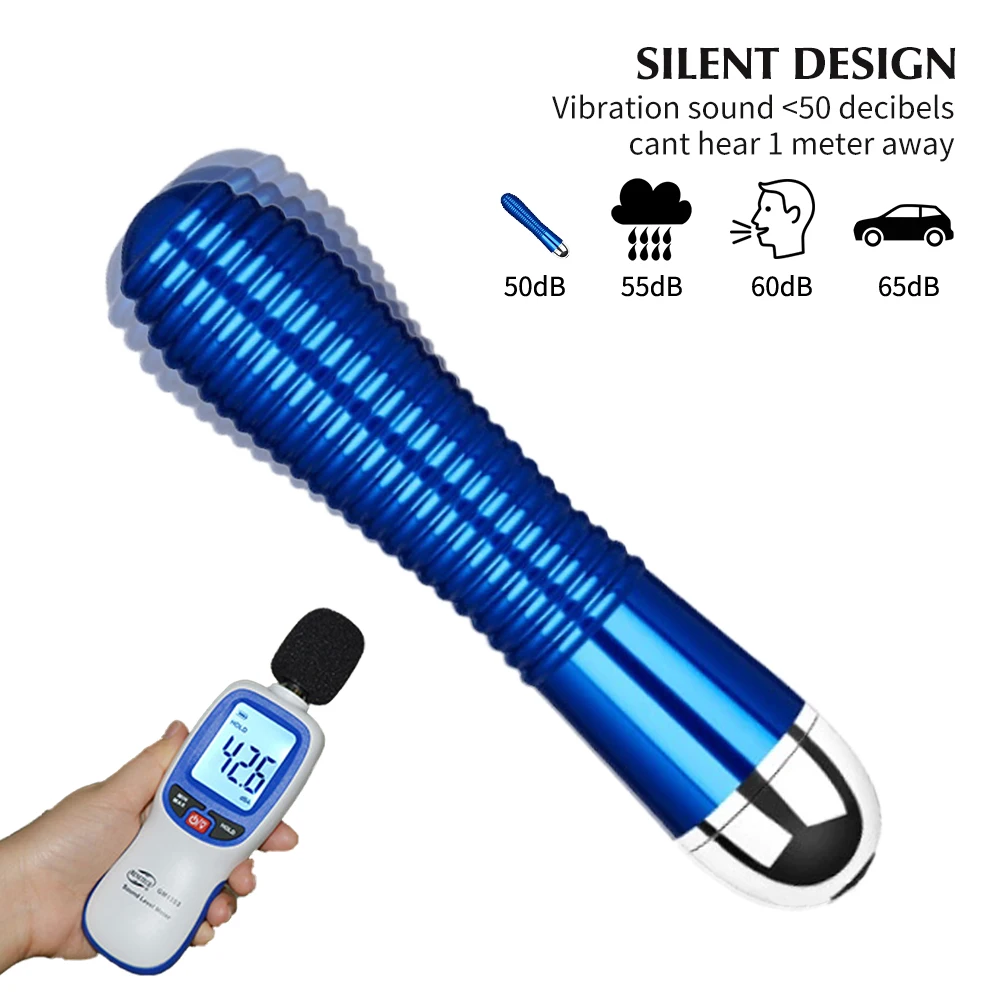 20-Частота Женский Вибратор Металл Анальный фаллоимитатор вибратор мастурбатор