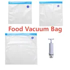 Вакуумный пакет для пищевых продуктов, вакуумный мешок, органайзер, прозрачный пластиковый пакет для хранения продуктов, многоразовый вакуумный мешок для кухни