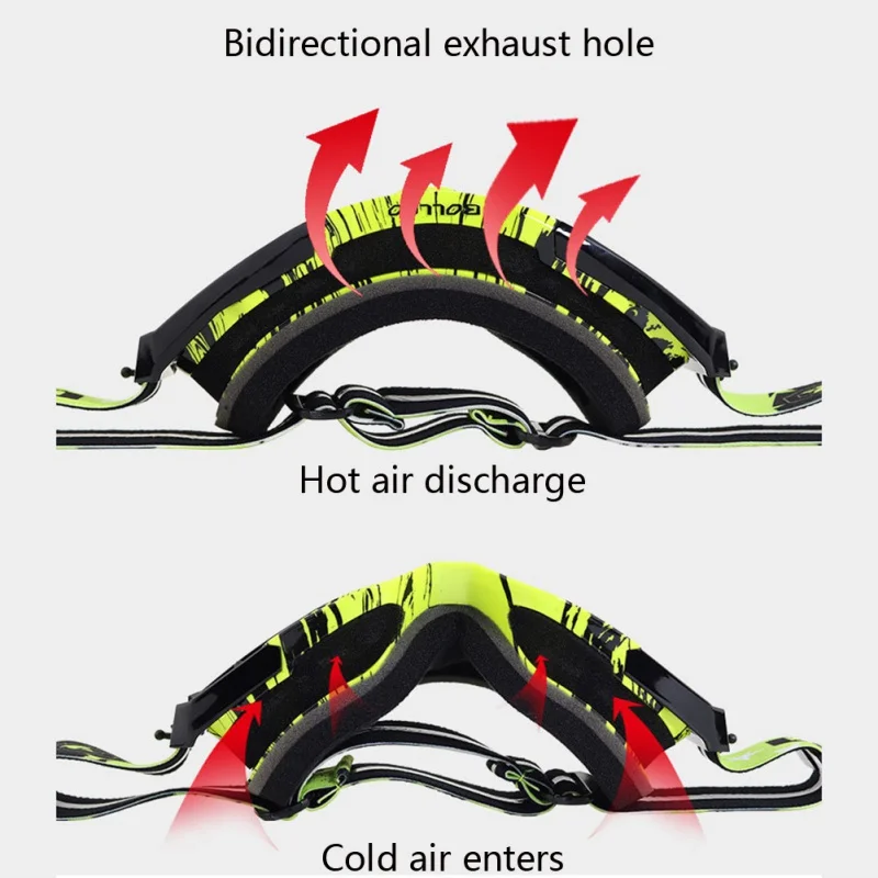 

New Winter Outdoor Cycling Snow Sports Skiing Goggles Snowboard Snowmobile Anti-fog Goggles Sunglasses Ski Sports Eyewear
