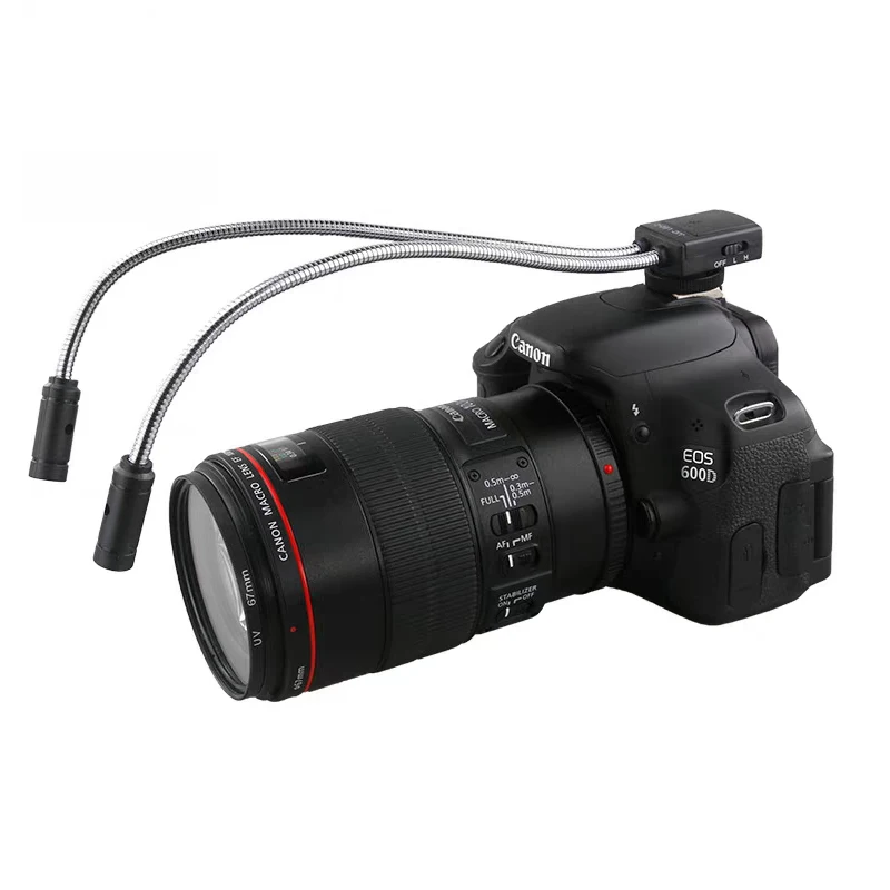 

Светодиодсветодиодный фонарики для макросъемки DSLR, переносное дополнительное освещение, универсальные лампы для макросъемки