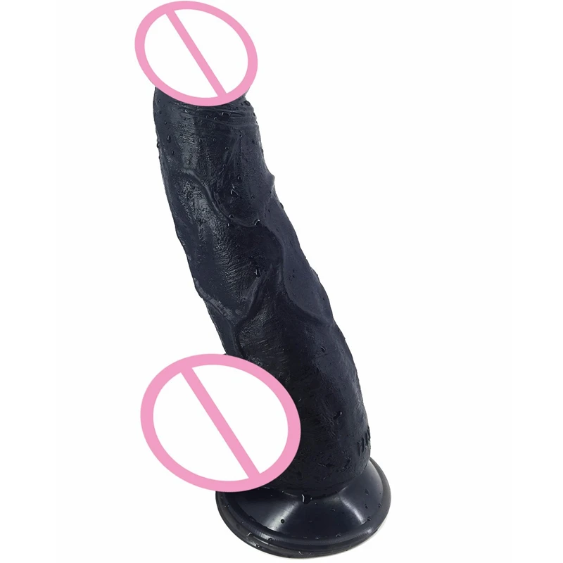 Огромный толстый анальный фаллоимитатор на присоске искусственный пенис Big Dong