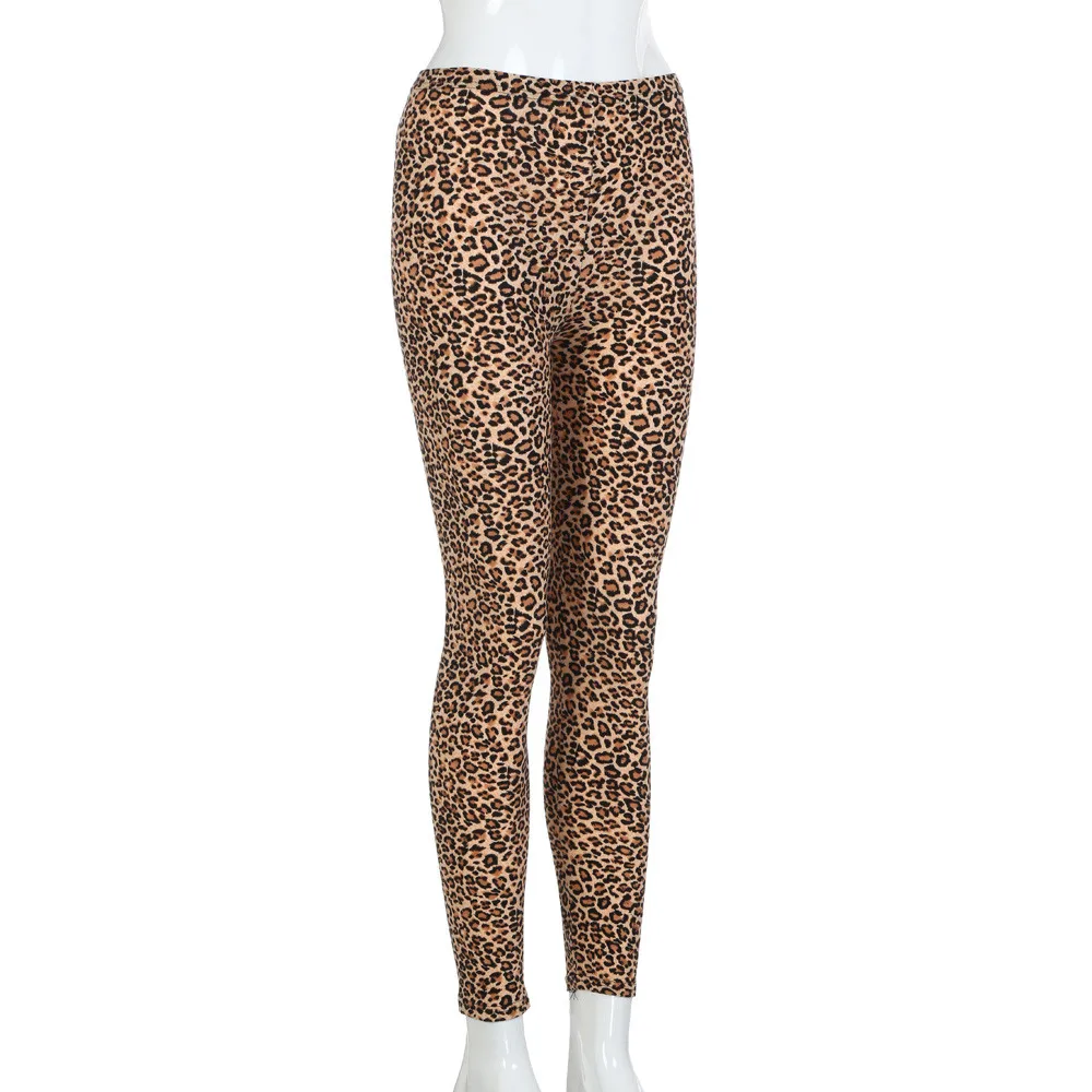 Рождественские Леггинсы для женщин модные Женские Эластичные Обтягивающие эластичные штаны леггинсы Leginsy Damskie# YY