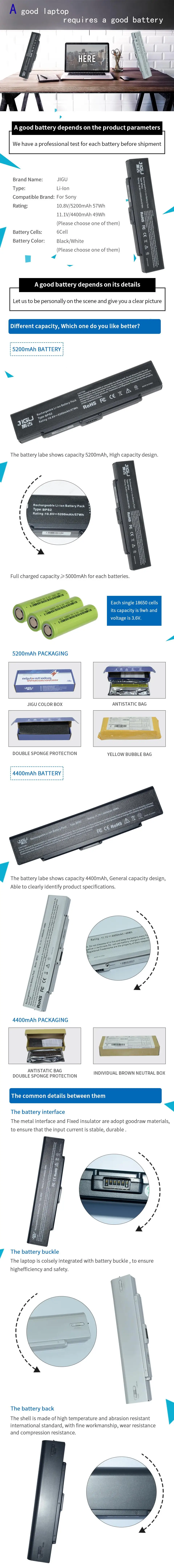 JIGU ноутбука Батарея для SONY VAIO VGP-BPS2 VGP-BPS2A VGP-BPS2B VGP-BPS2C VGN-FS515 VGN-S240 PCG VGC-LB VGN-AR AR11