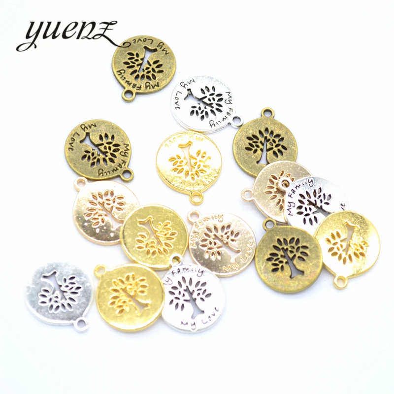 

Подвески YuenZ из металлического сплава, 17 х14 мм, 10 шт., 2020, Q267