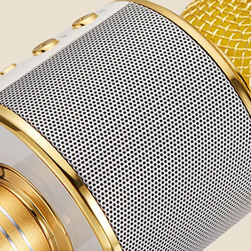 Bluetooth микрофон для караоке беспроводной профессиональный портативный вокала с