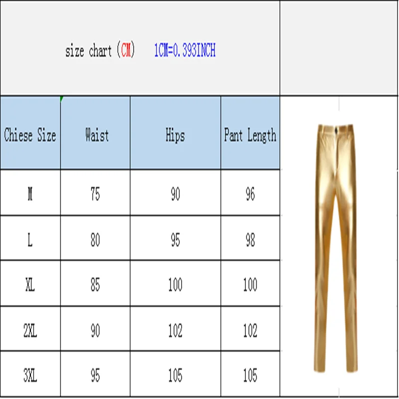 

Fashion Personality Casual Pants Cotton Bronzing Bright Color Men's Cool Trendy Trousers Streetwear Hip Hop Straight Pant 0130