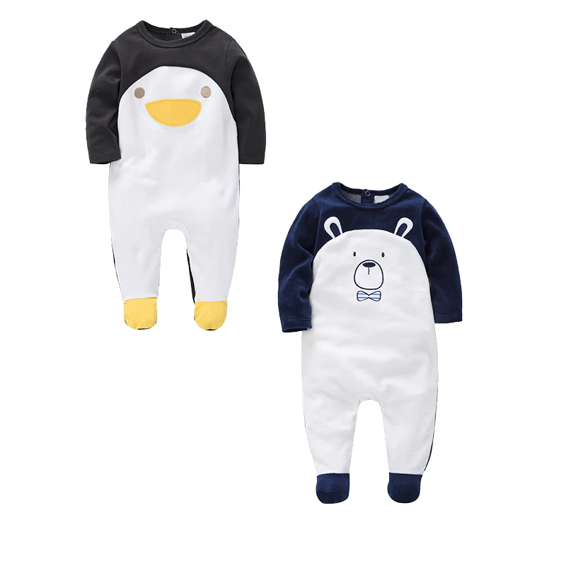 

Honeyzone 2pcs/Set Baby Boy Clothes Roupa De Bebe Pajamas Cartoon Infant Romper Cute Jumpsuit Unisex Full Sleeve Overalls Cotton