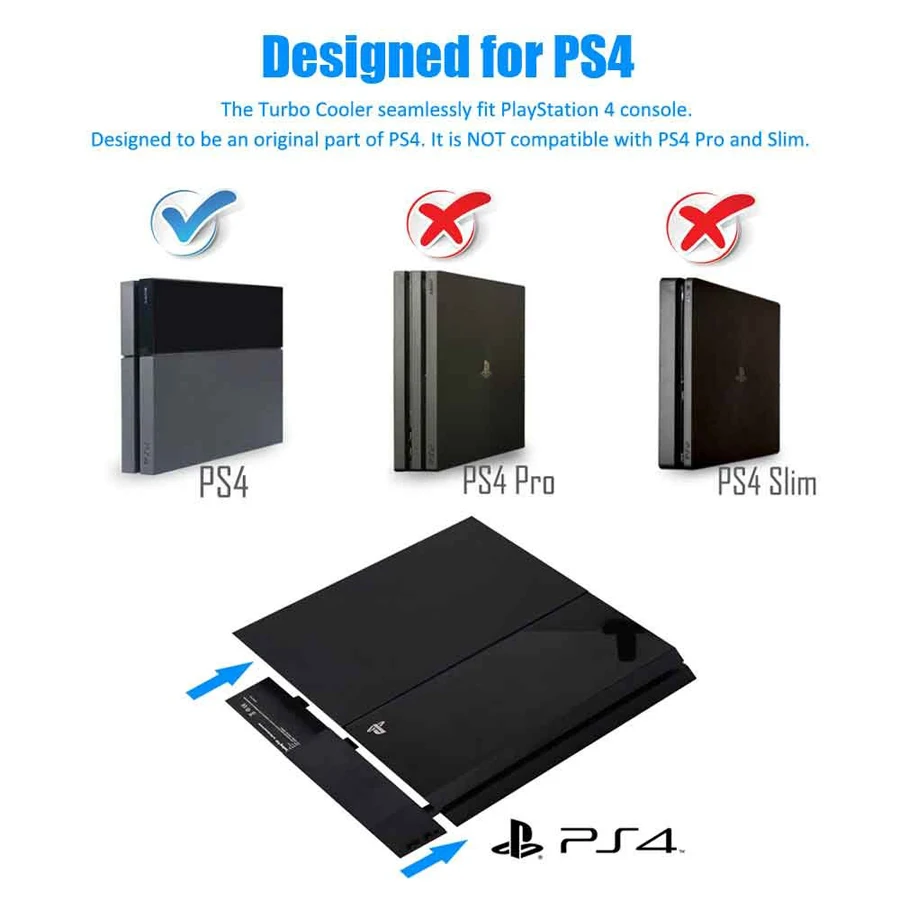 Вентилятор охлаждения PS4 для игровой консоли Sony Playstation 4 5 вентиляторов