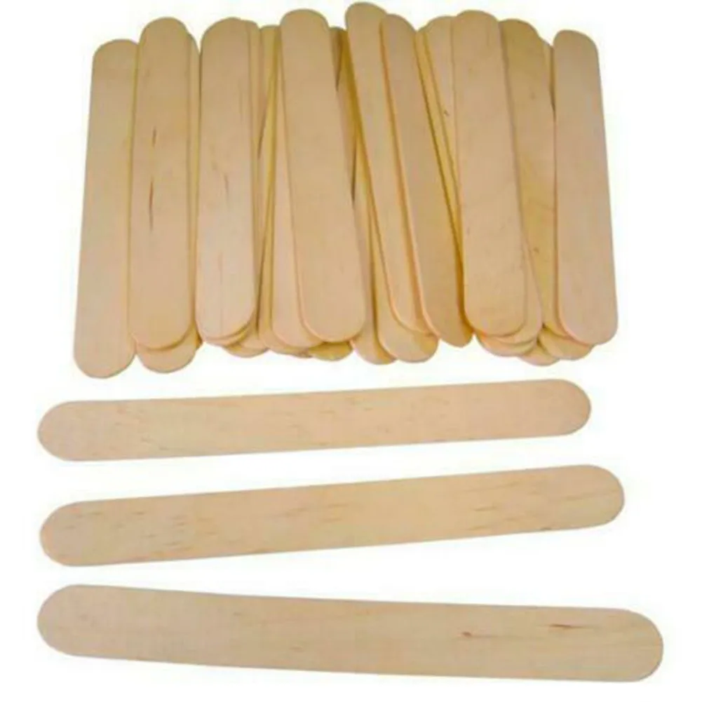 

50 Lolly Sticks Grade A Quality Birch For Craft Ice Pops Lollipops Models Waxing Birch Wood Lolly Sticks For Lollies Ice Pops