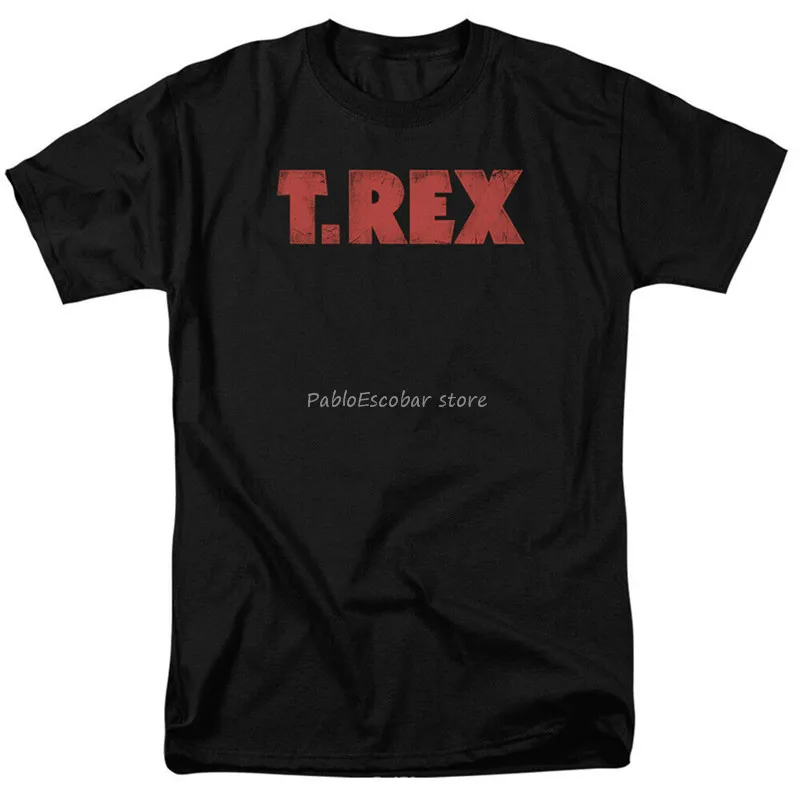 Мужская летняя футболка брендовые топы европейский размер с логотипом T Rex