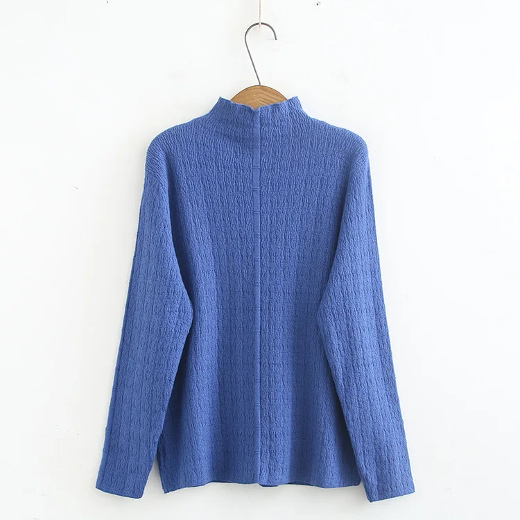 Повседневные незаменимые свитера размера плюс осень 2019 женские модные свободные