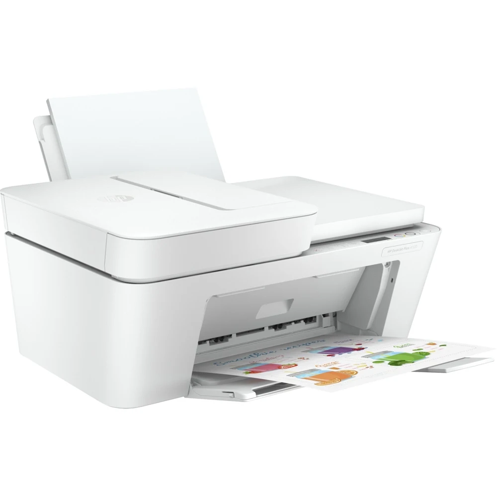 МФУ струйный HP DeskJet Plus 4120 (А4 принтер/сканер/копир 1200dpi 20(16)ppm ADF35 WiFi BLE USB) (3XV14B)|МФУ