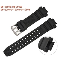 pu silicone watchband for casio g shock gw 3500b gw 3000b gshock gw 2000 g 1200b g 1250b diving sport watch bracelet accessories
