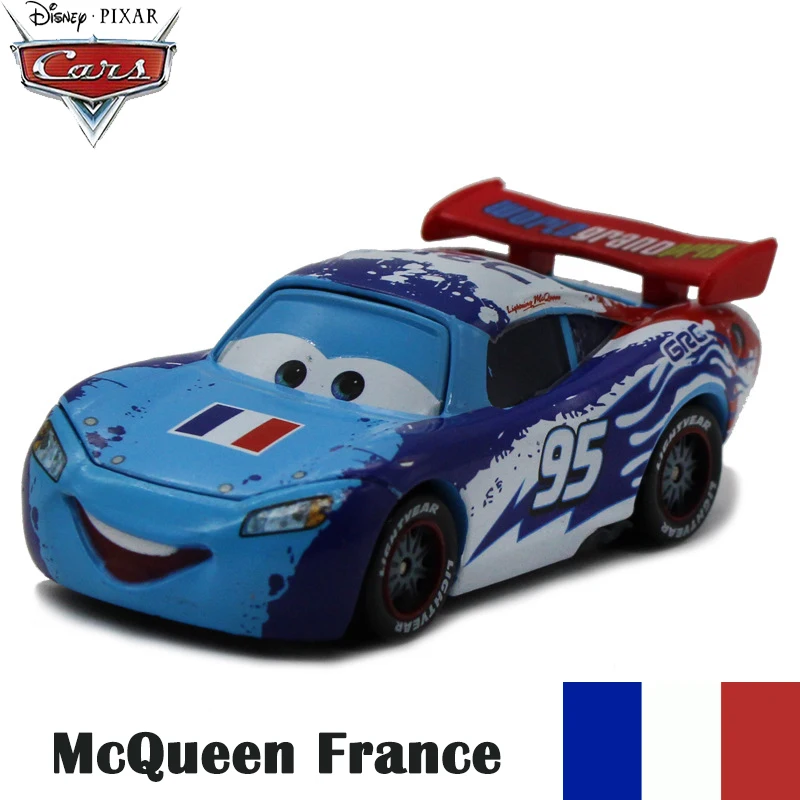 Disney Pixar серия тачки Ограниченная Коллекция McQueen французская Кожа Детская игрушка
