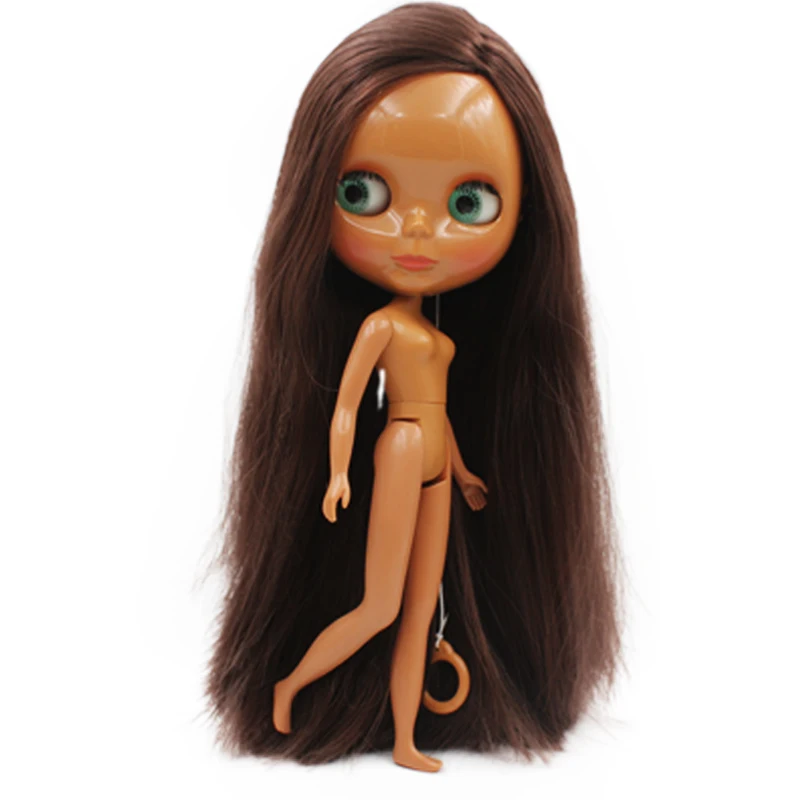 ONO.18 Blyth BJD кукла, Blyth кукольные телесного цвета по индивидуальному заказу Кофе куклы может изменить макияж и платье, 12 дюймов мяч шарнирные № 3 - Цвет: ONO.18