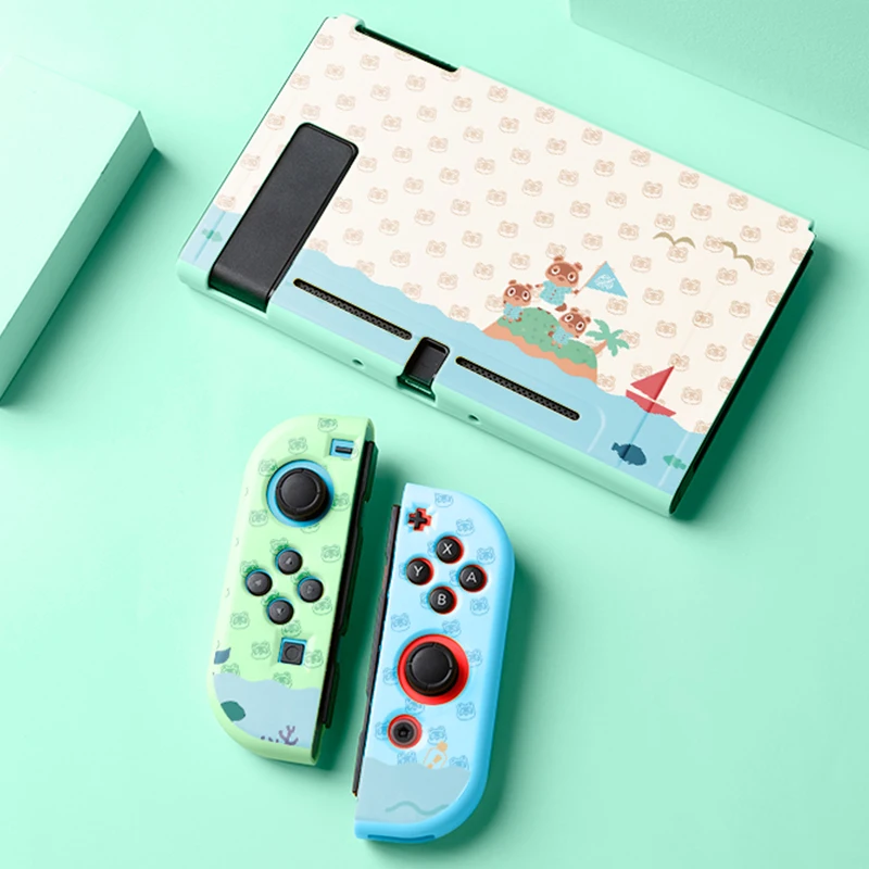 Защитный чехол для Nintendo Switch, мягкий чехол с перекрестными животными, чехол для контроллера JoyCon, аксессуары для Nintendo Switch