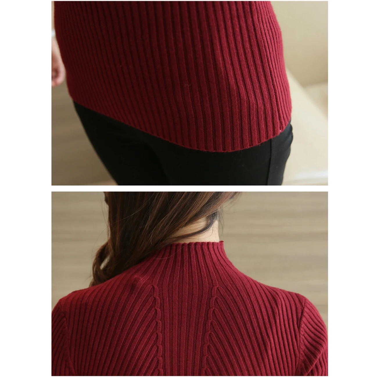 

Turtleneck Sweater Women Fashion 2019 Autumn Winter Black Khaki Tops Women Knitted Long Sleeve Jumper Pull Femme Clothing 206E3