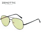 Солнцезащитные очки ZENOTTIC мужские с ночным видением, антибликовые фотохромные Поляризационные солнечные очки, Дневные И Ночные очки для вождения