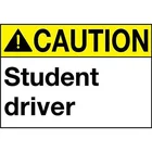 Осторожно, студенческий водитель, жестяной знак, художественное настенное украшение,