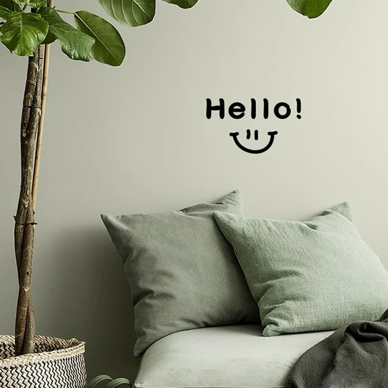 Домашнее украшение Hello Smile Настенная Наклейка для детской комнаты