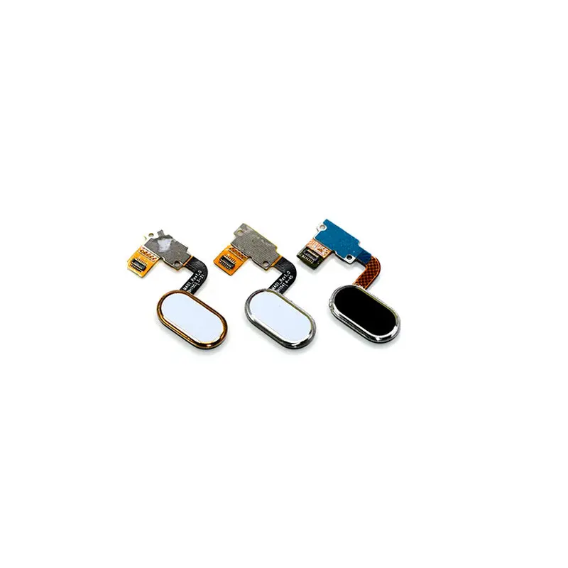 

New Home Button Touch ID Sensor Key For Meizu Metal Replacement Parts FingerPrint Button Flex Cable